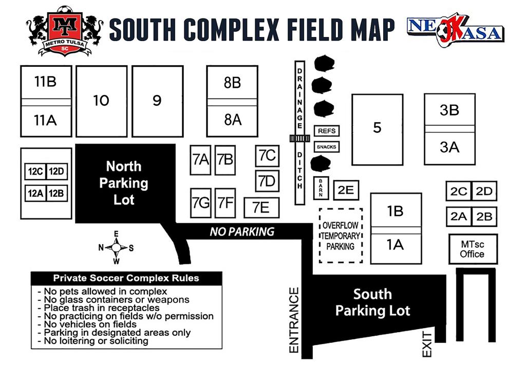 MTSC South Field Map